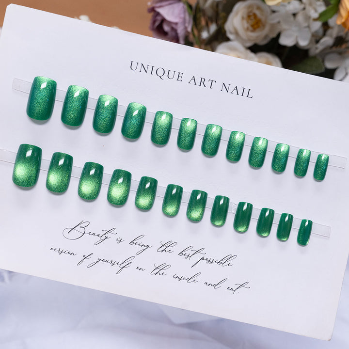 Glossy Ombre Nail Art
