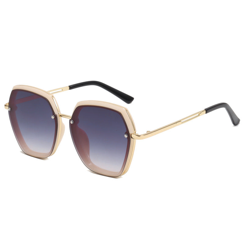 Women's fashionable sunglasses in trendy hexagon design Bowlift