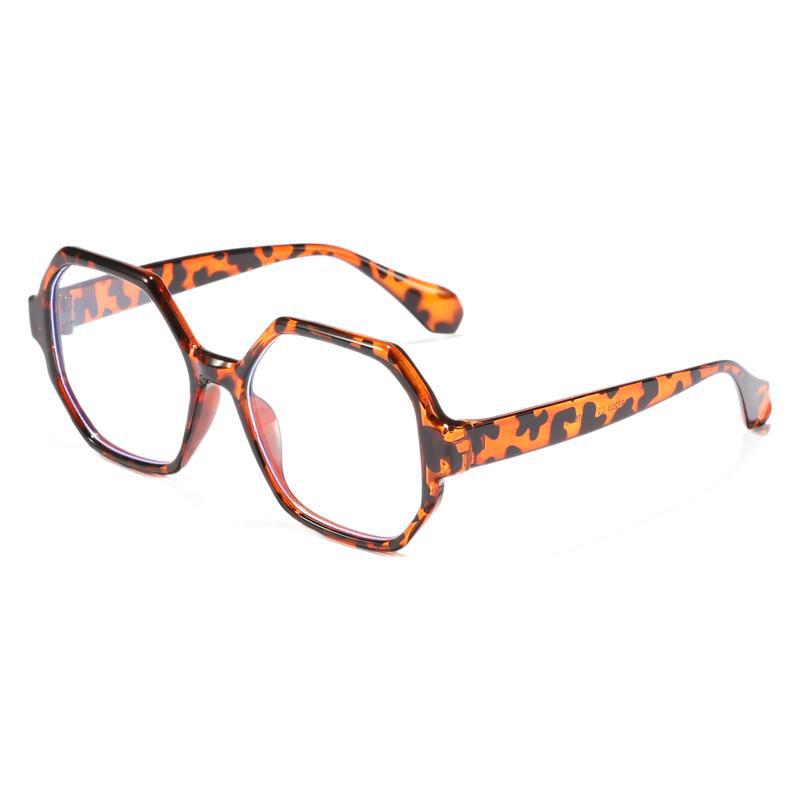 Women's fashionable sunglasses with hexagonal frame and UV protection Bowlift