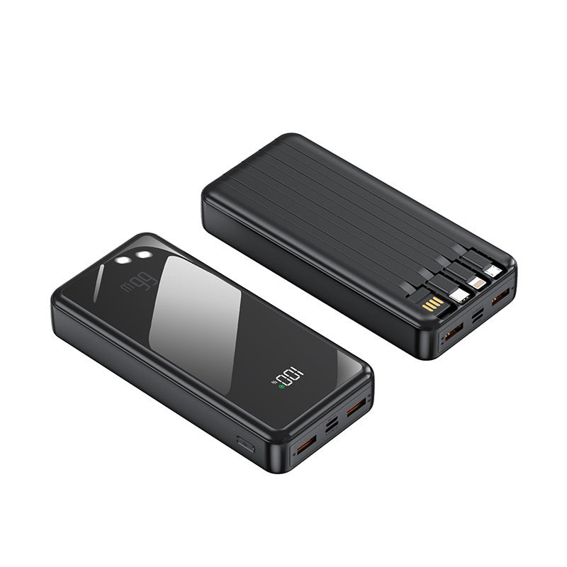Ultra-slim power bank with multiple charging options Bowlift