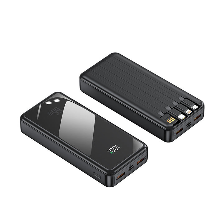 Ultra-slim power bank with multiple charging options Bowlift