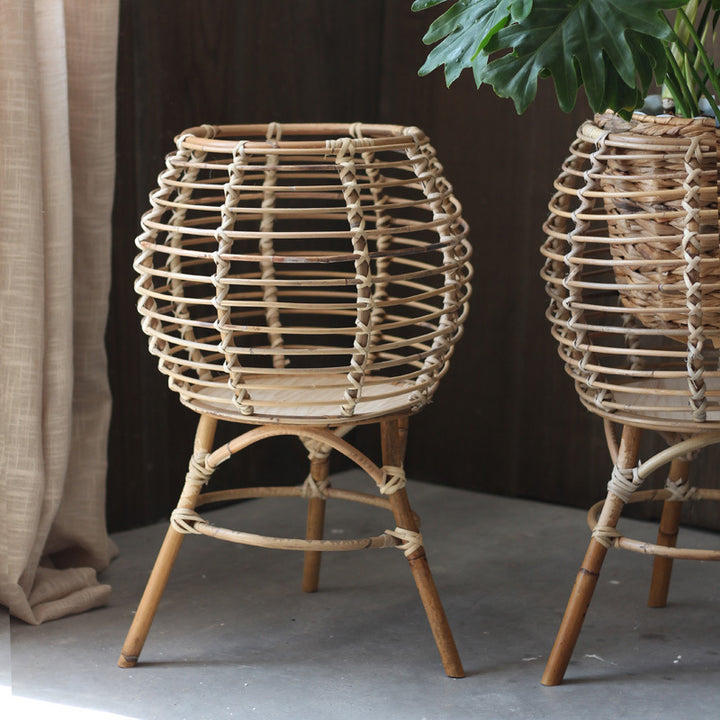 Handmade Rattan Stool Bowlift