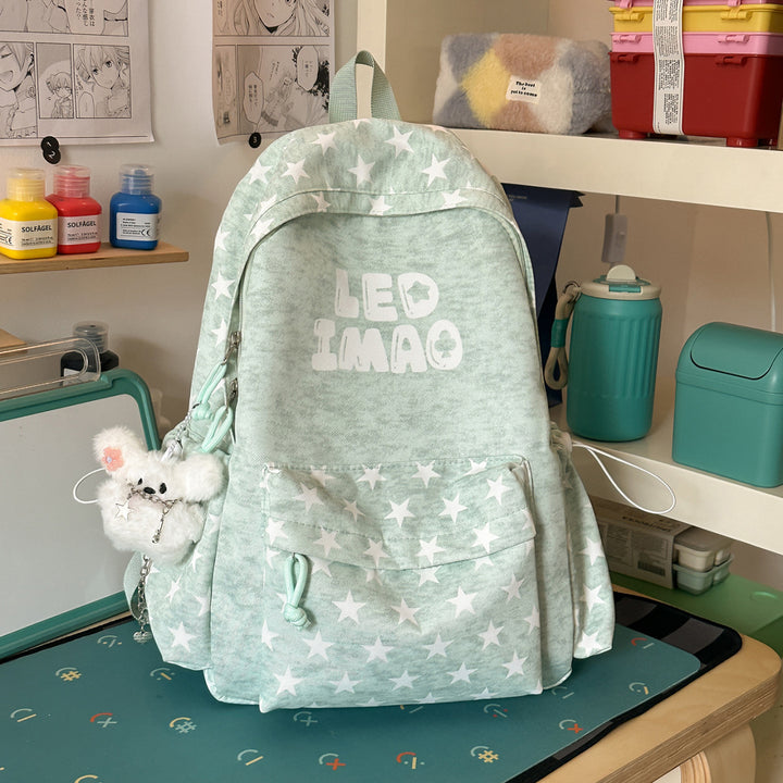 Multifunctional Star-Print Backpack