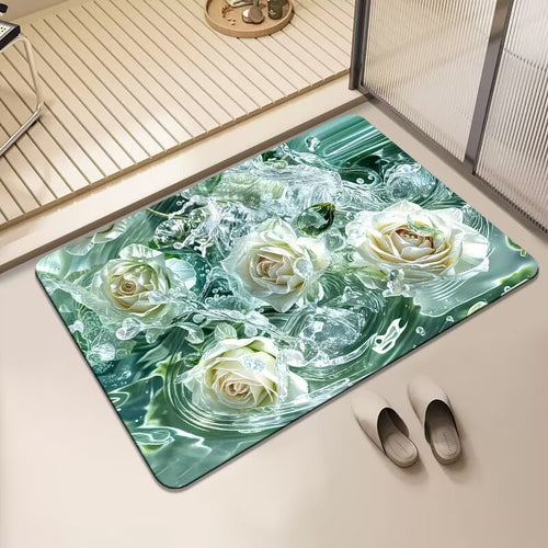 Artistic Floral Area Rug