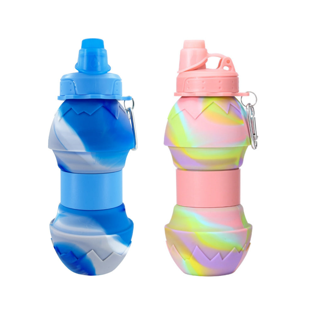 Ladies 2-in-1 Silicone Drinking Bottle Bowlift