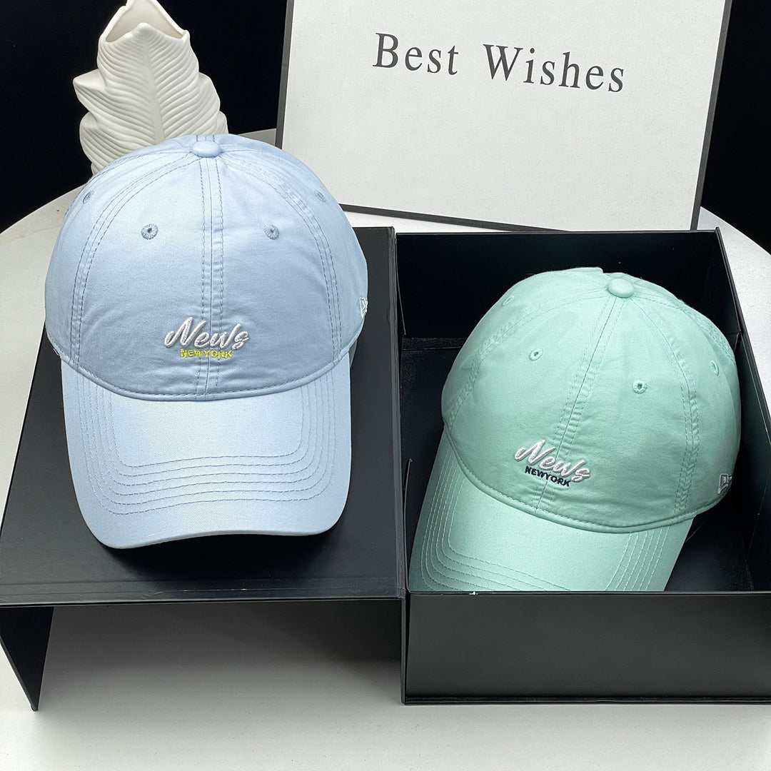 Unisex Adjustable Embroidered Cap Bowlift