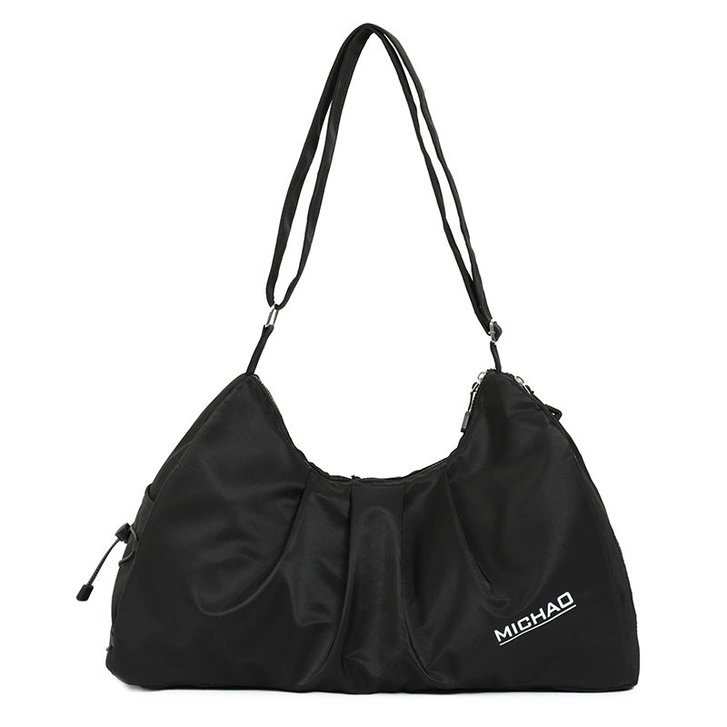 Trendy Shoulder Bag With Innovative Pleat Structure Bowlift