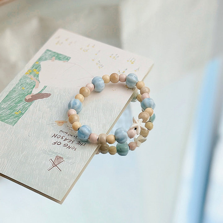 Heart-Shaped Beaded Bracelet Bowlift