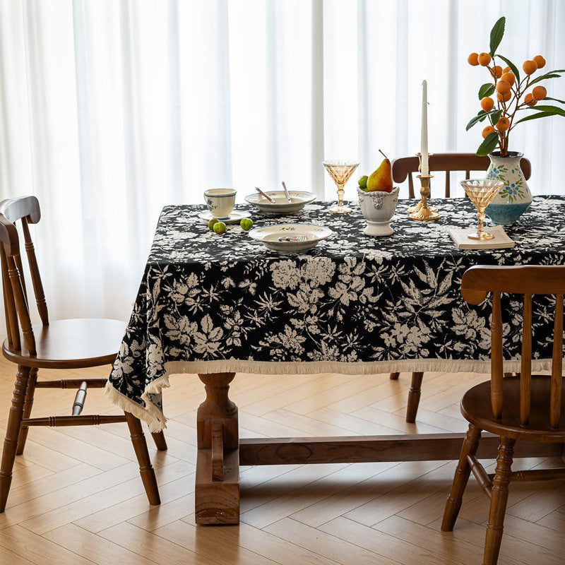Ornate Floral Tablecloth
