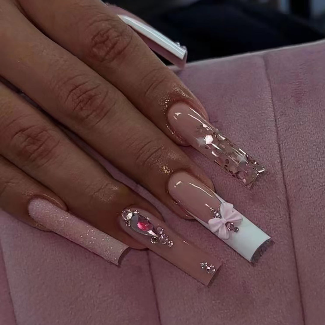 Elegant 3D Nail Art Extensions Bowlift