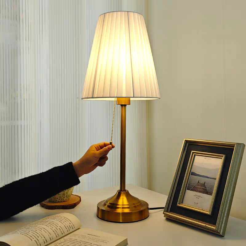 Elegant Modern Pleated Table Lamp