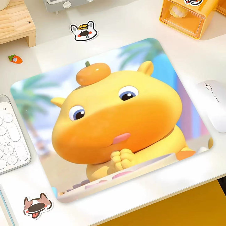 Cartoon-Themed Gaming Mouse Pad