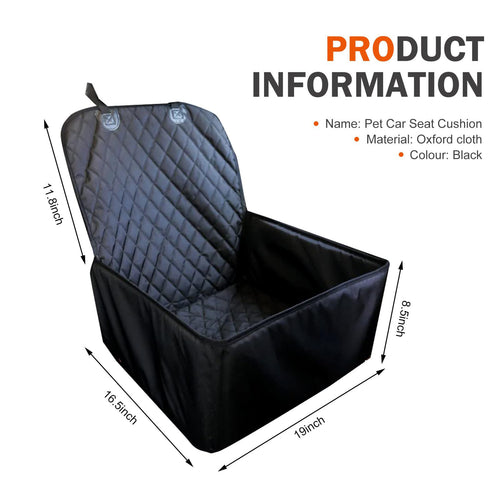 Unisex Pet Seat for Cars Bowlift