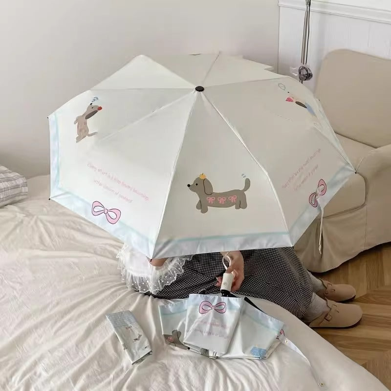 Women's compact umbrella in creative design Bowlift