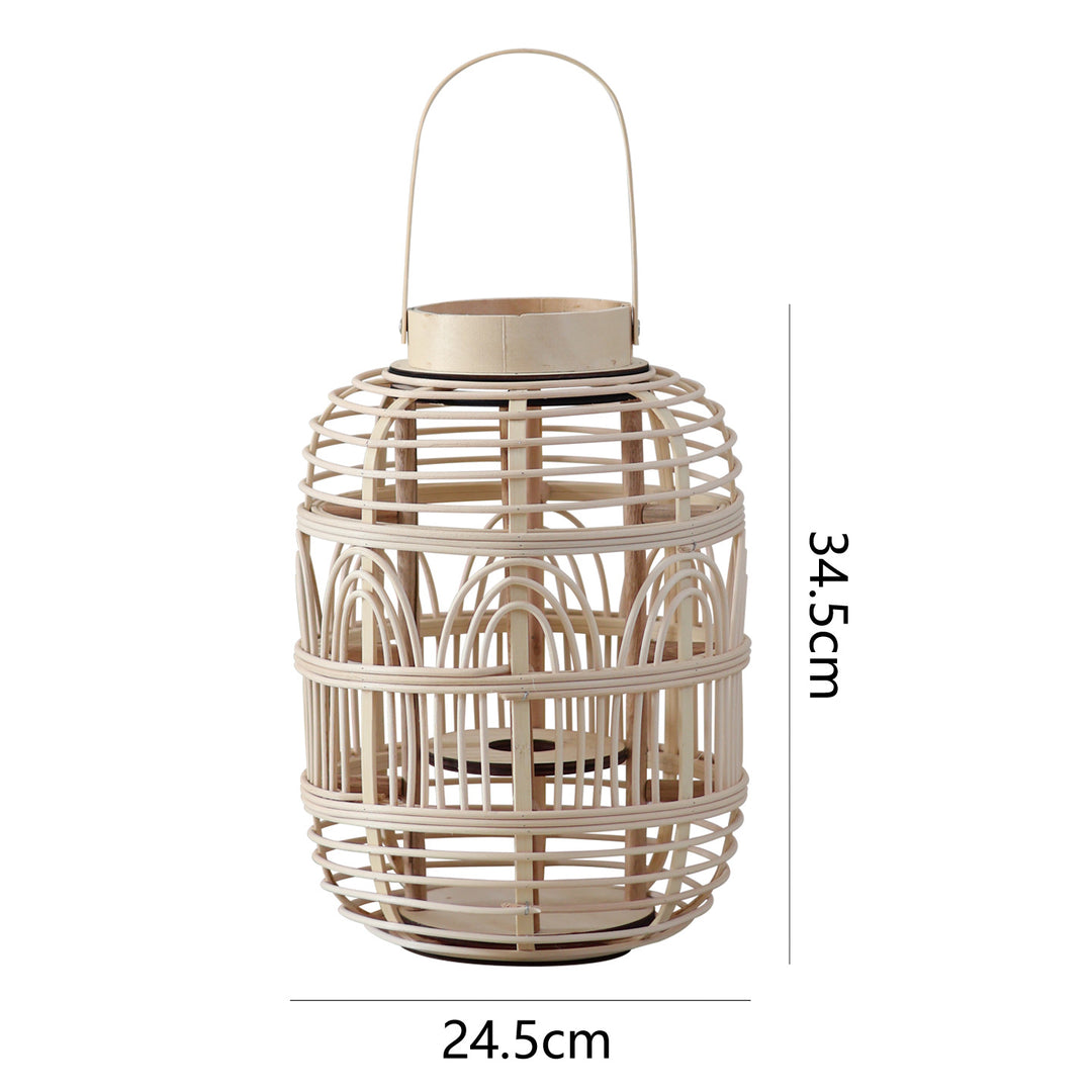 Decorative Rattan Lantern Bowlift
