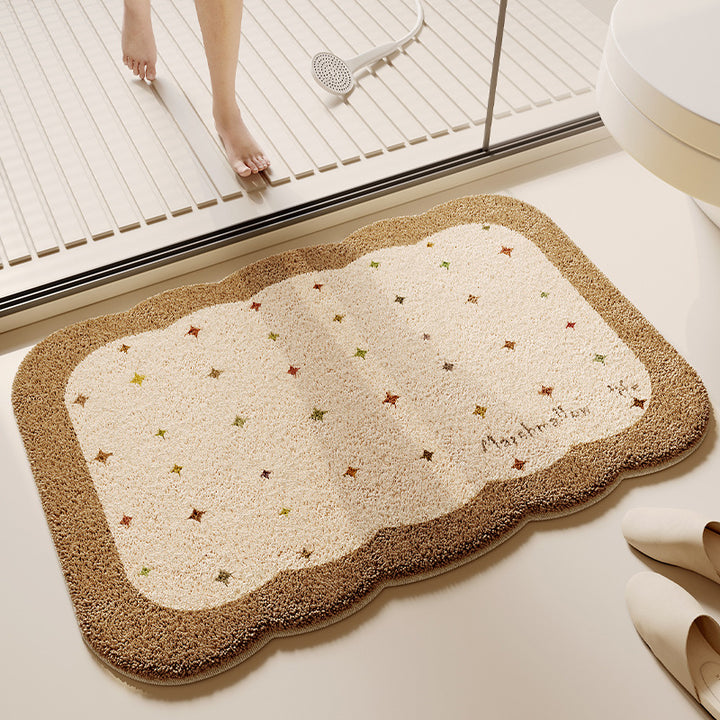 Soft Textured Bathroom Rug Bowlift
