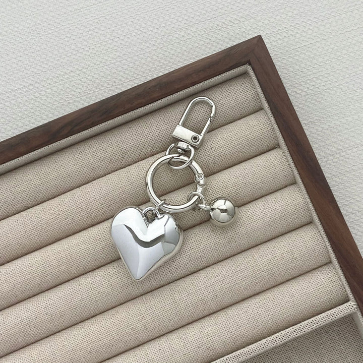 Chic Heart Charm Keychain Bowlift