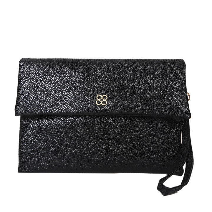 Elegant Textured Wristlet Clutch Bowlift
