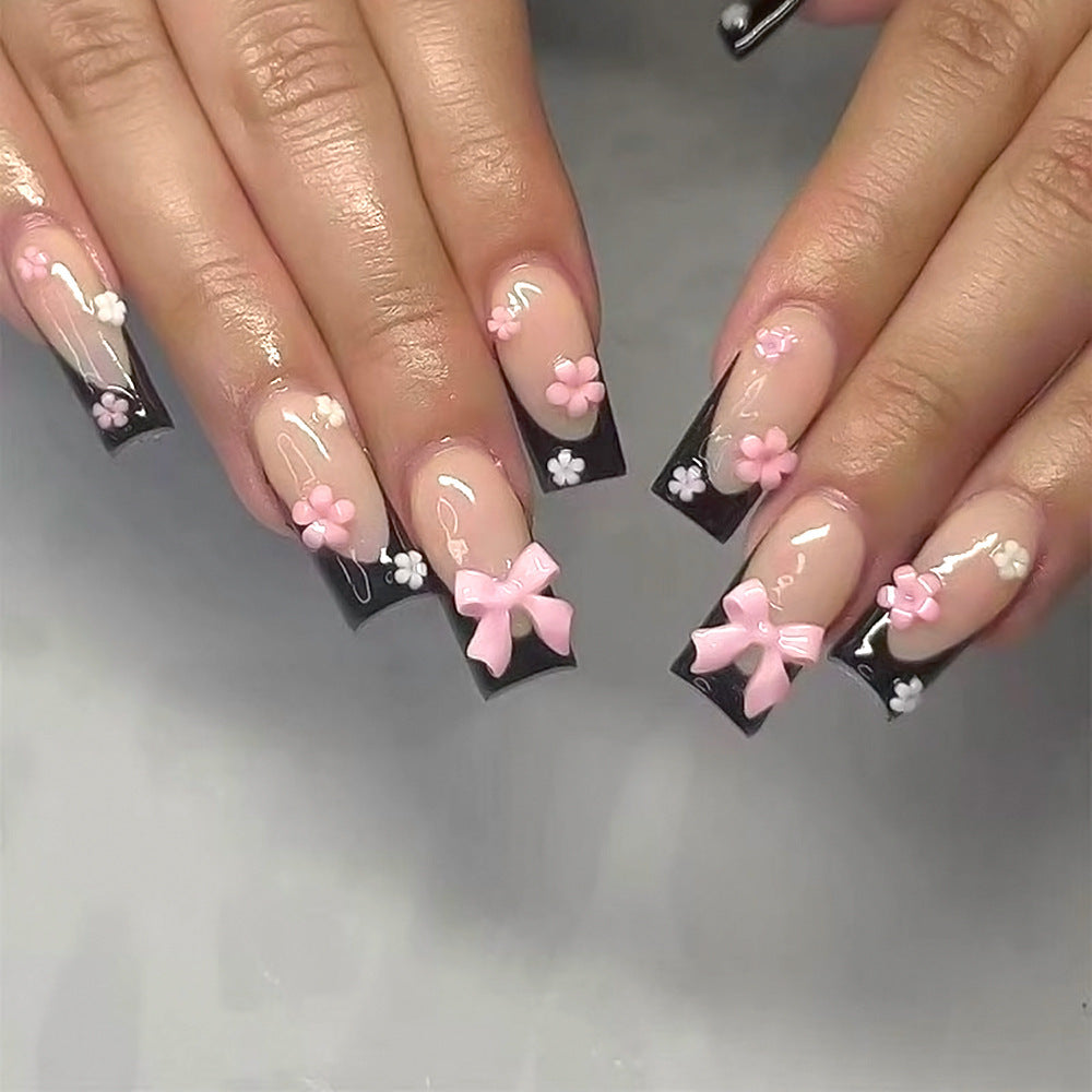 Decorative Press-On Nail Art Bowlift