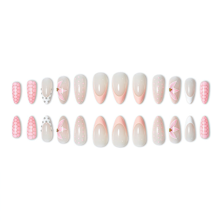 Elegant Floral Design Nail Wraps Bowlift