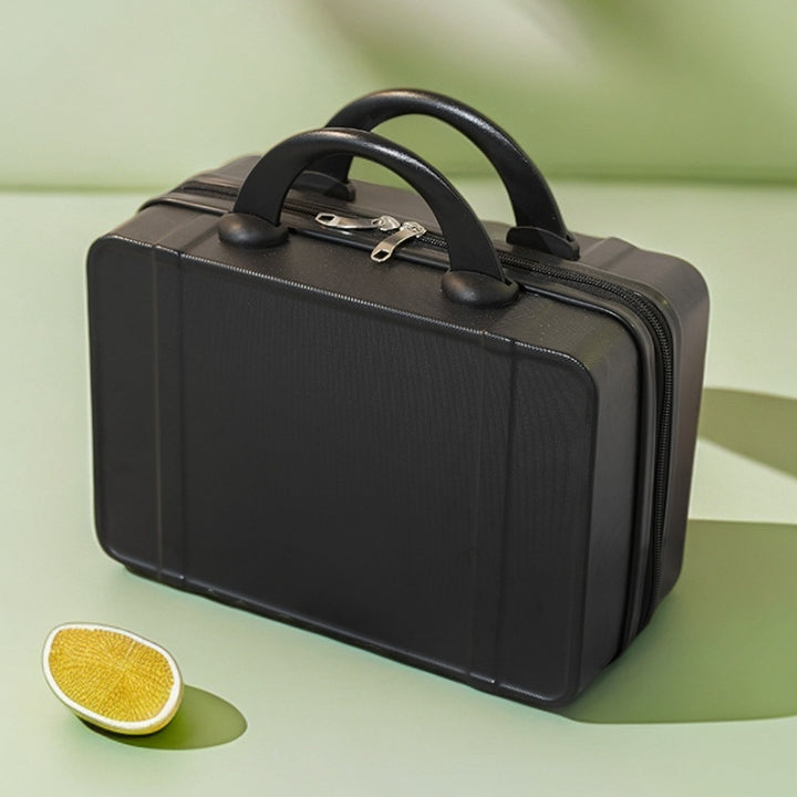 compact hard-shell cosmetic and travel vanity case with dual top handles Bowlift