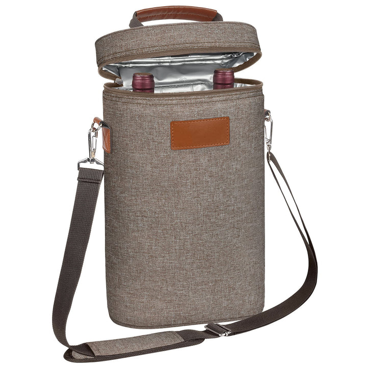 Unisex Insulated Bottle Transport Bag Bowlift