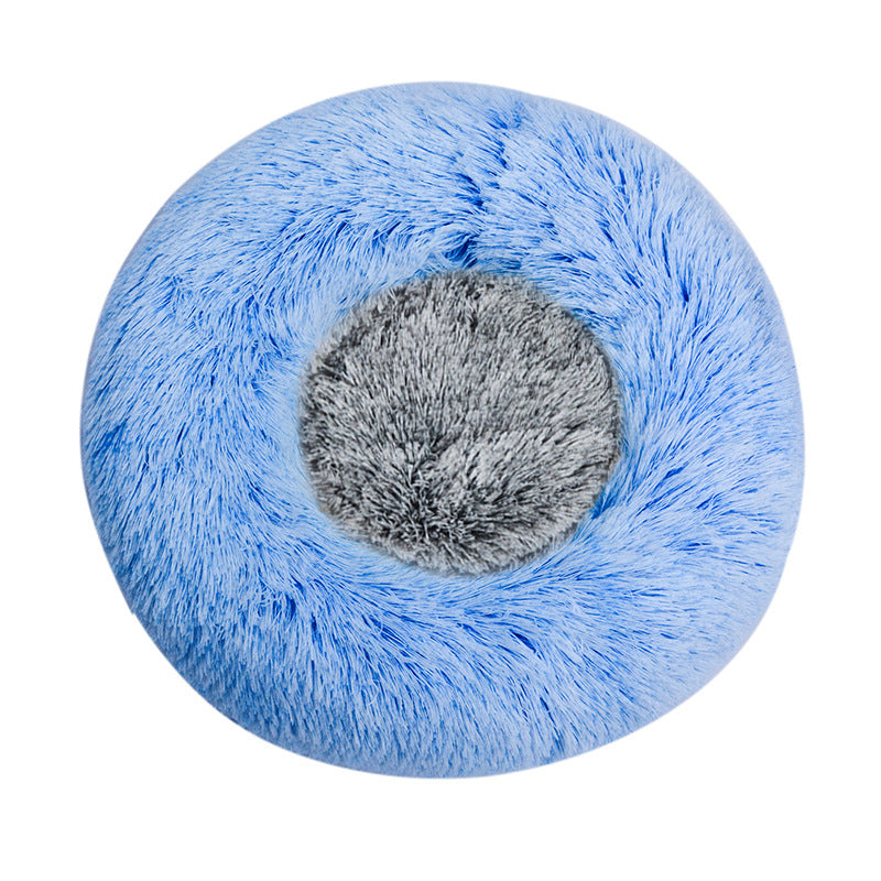 Round Plush Sleeping Bed  Dog Bed