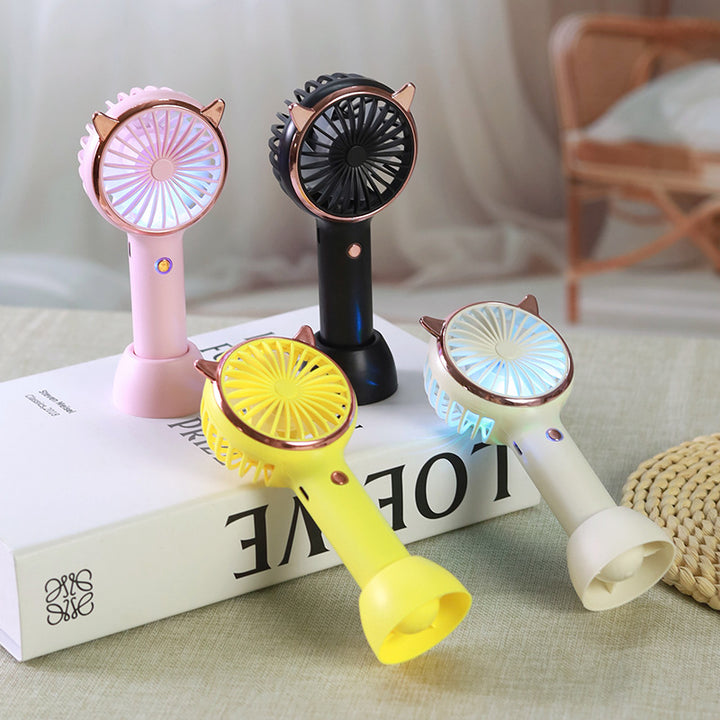 Cat-Ear Handheld Fan Bowlift