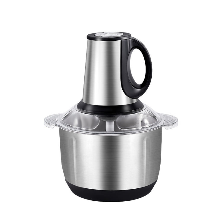 Compact Stainless-Steel Electric Food Chopper & Mini Processor Bowlift