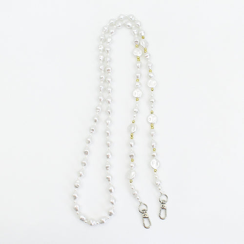 Pearl-Embellished Eyewear Chain Bowlift
