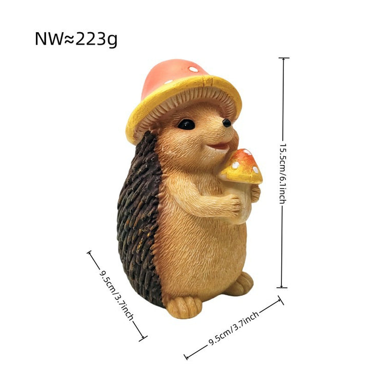 Cute hedgehog sculpture with fruit bowl Bowlift