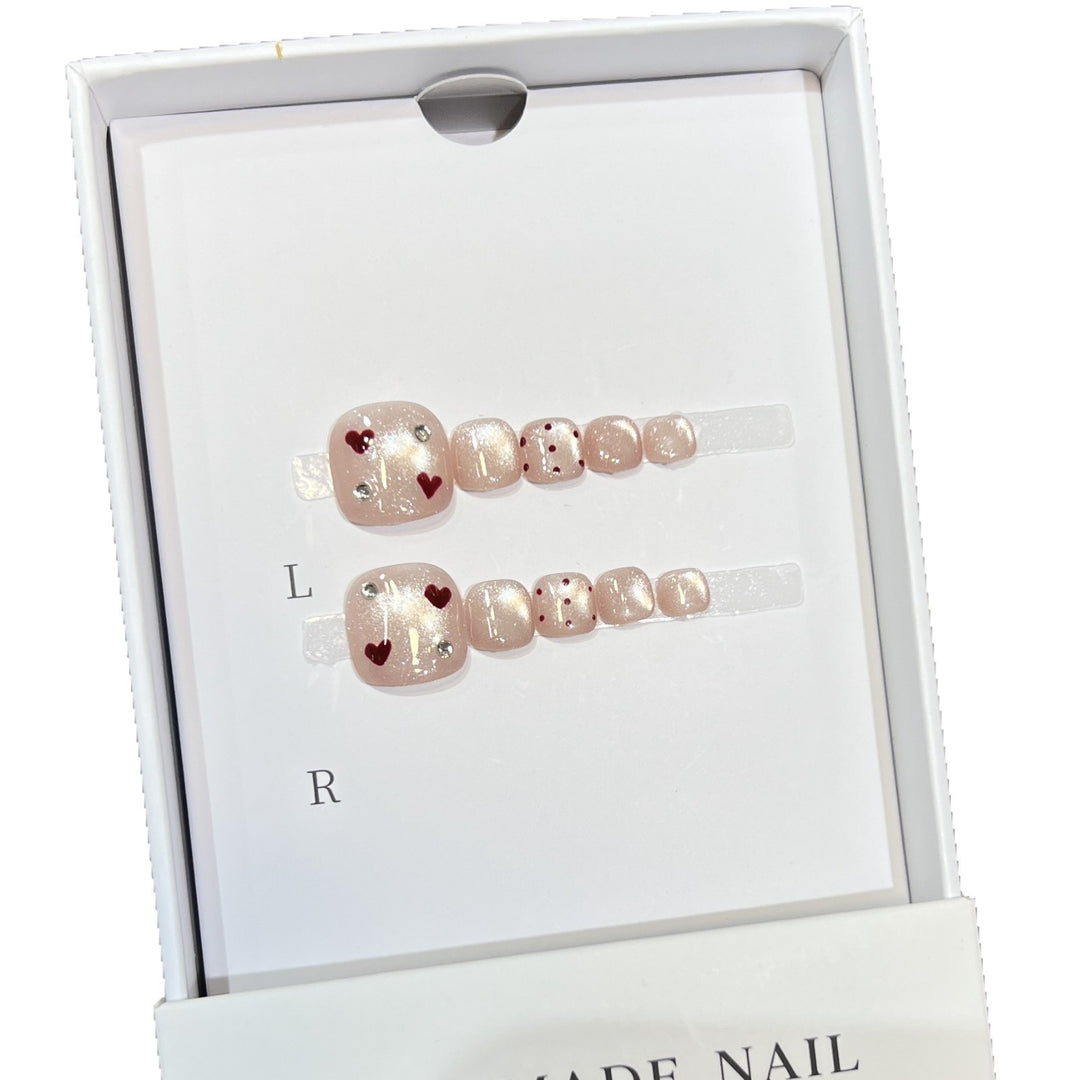 Decorative Heart Nail Art Set Bowlift