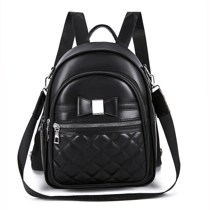 Bow Knot Quilted Backpack