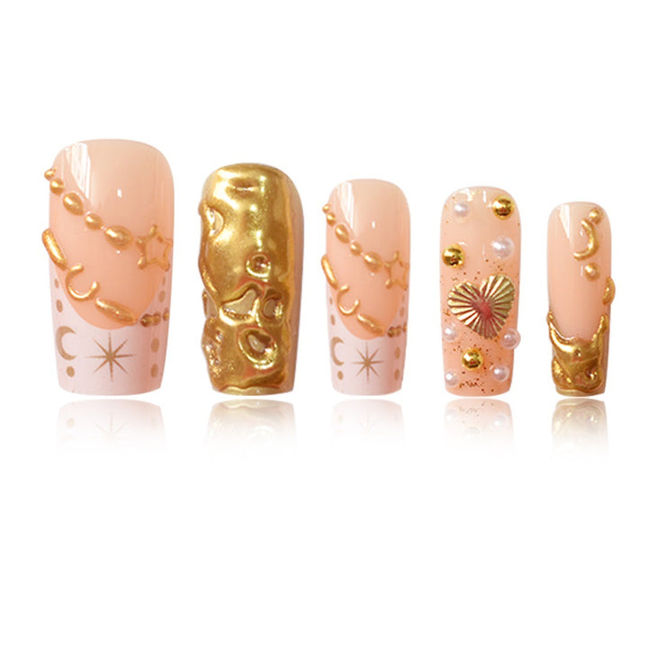 Premium Decorative Press-On Nail Art Bowlift