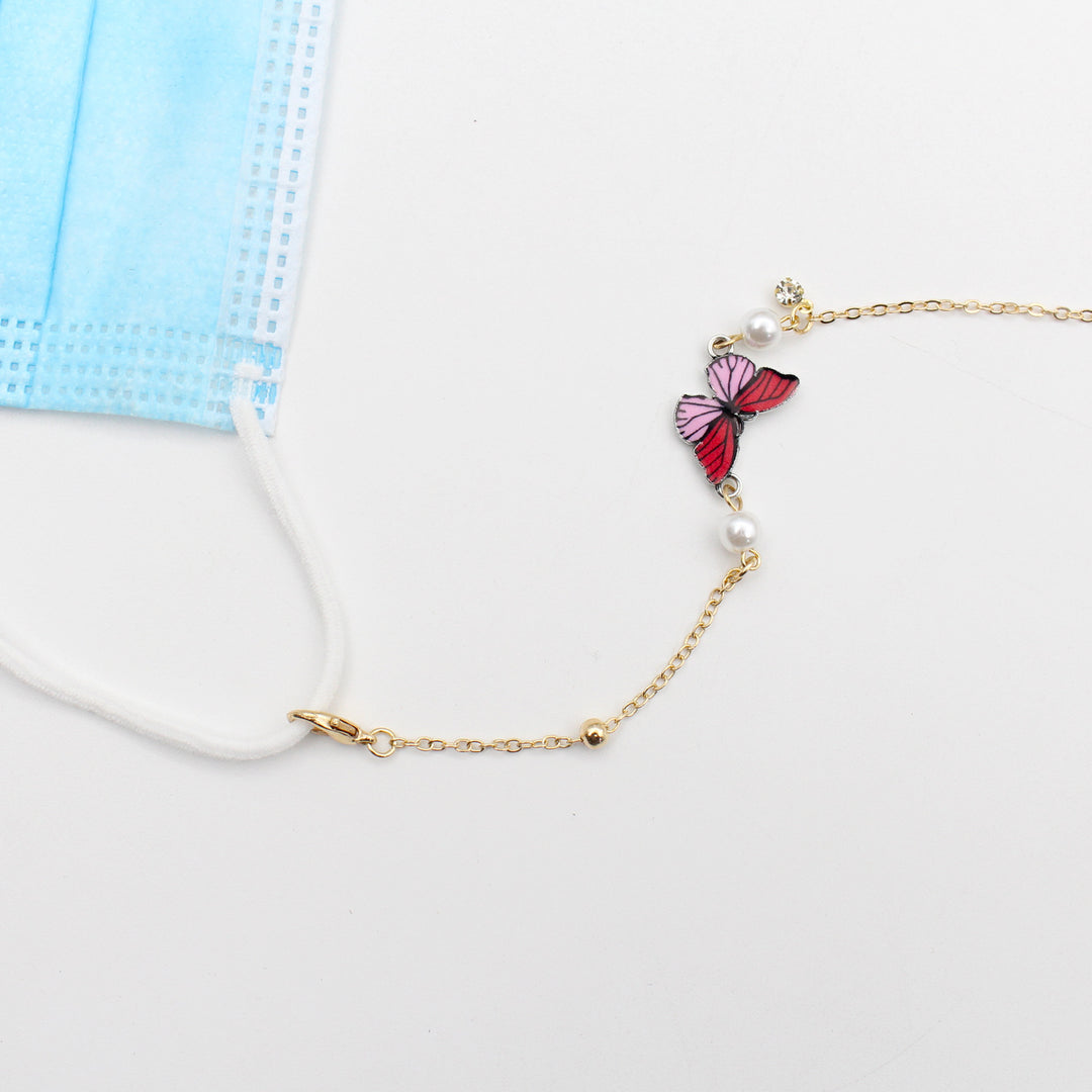 Enchanting Butterfly Eyewear Chain Holder Bowlift
