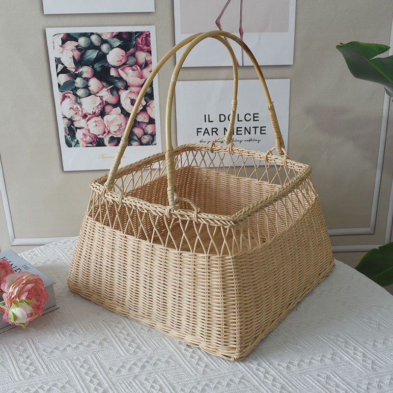 Woven Storage Basket Bowlift