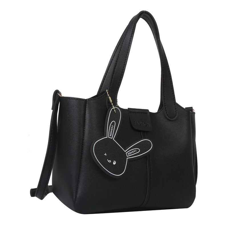 Structured Faux Leather Handbag Bowlift