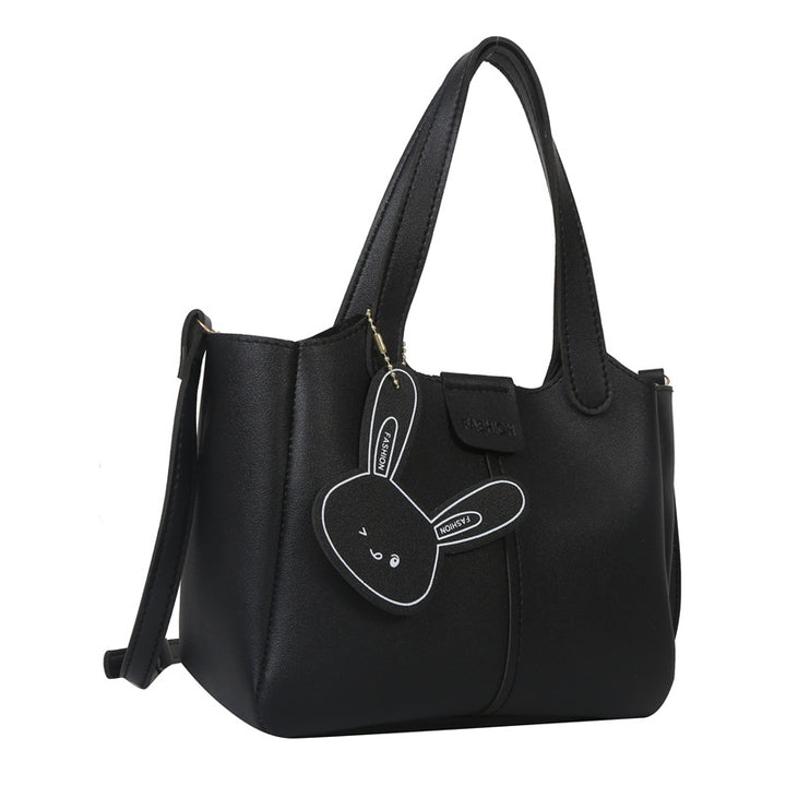 Structured Faux Leather Handbag Bowlift