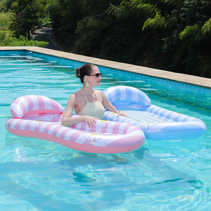 Unisex Inflatable Sun Seat with Mesh Bottom Bowlift