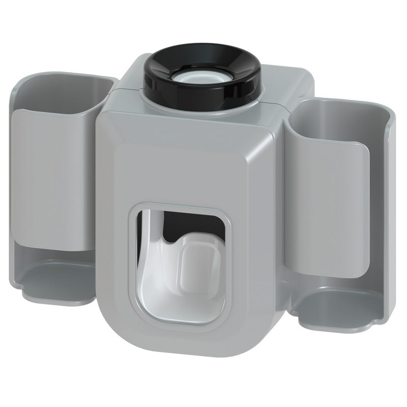 Wall-Mounted Toothpaste Dispenser and Toothbrush Organizer Bowlift