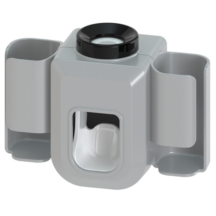 Wall-Mounted Toothpaste Dispenser and Toothbrush Organizer Bowlift