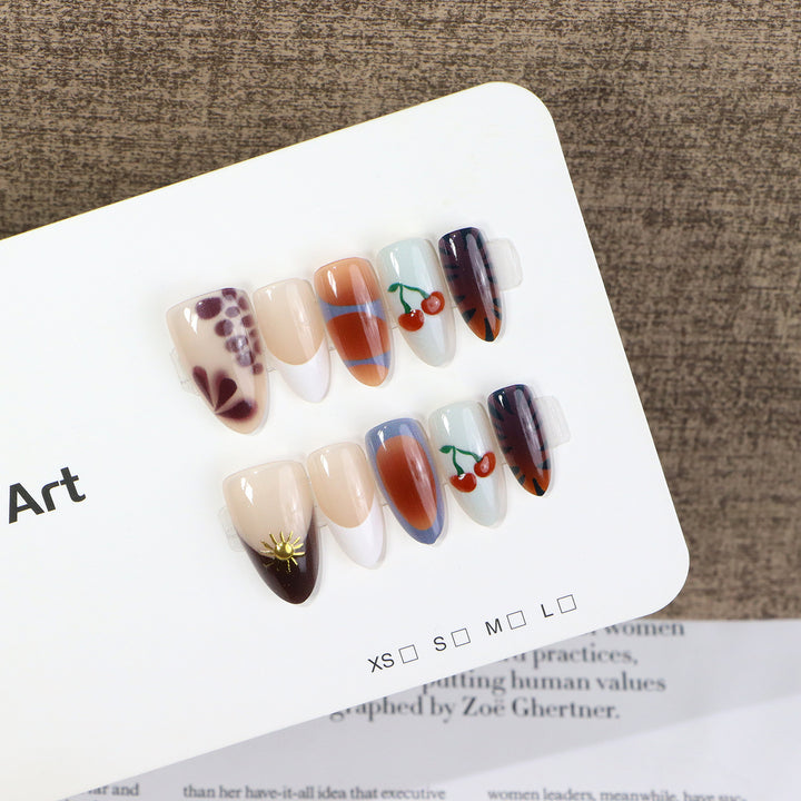 Artistic Acrylic Nail Design Bowlift