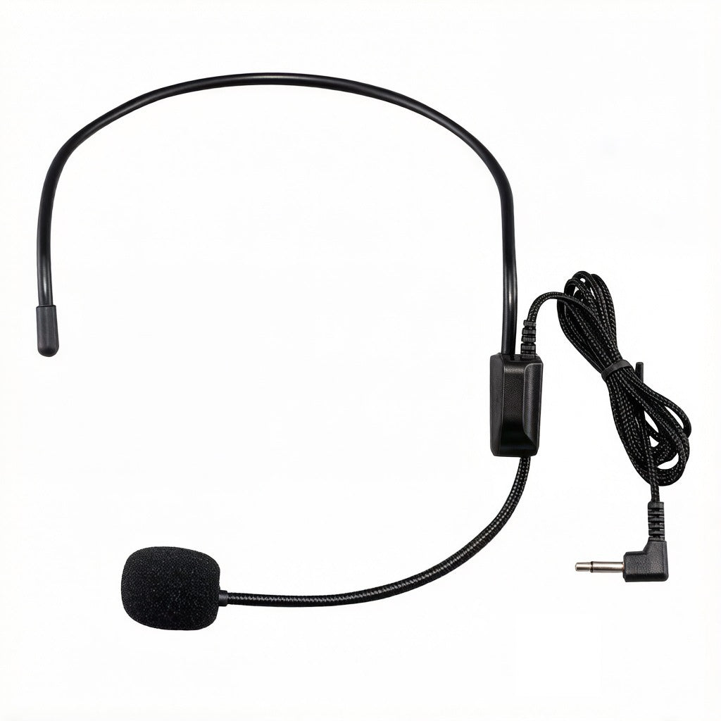 Adjustable Microphone Headset Bowlift