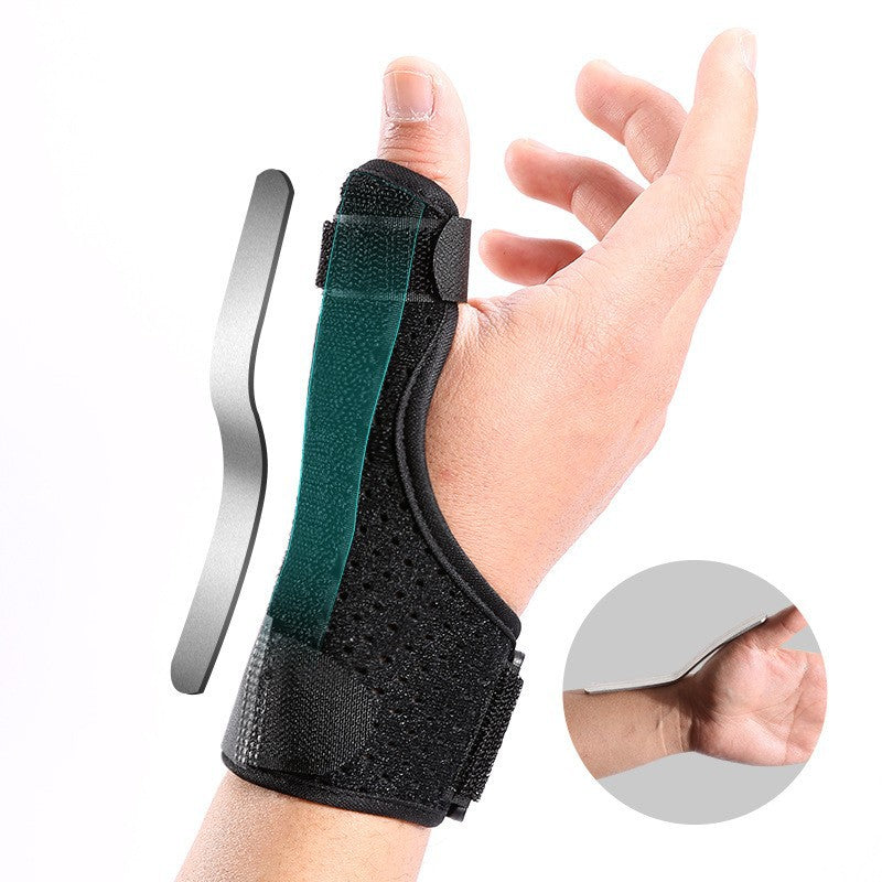 Adjustable Thumb and Wrist Immobilizer Splint with Removable Aluminum Palm Support Bowlift