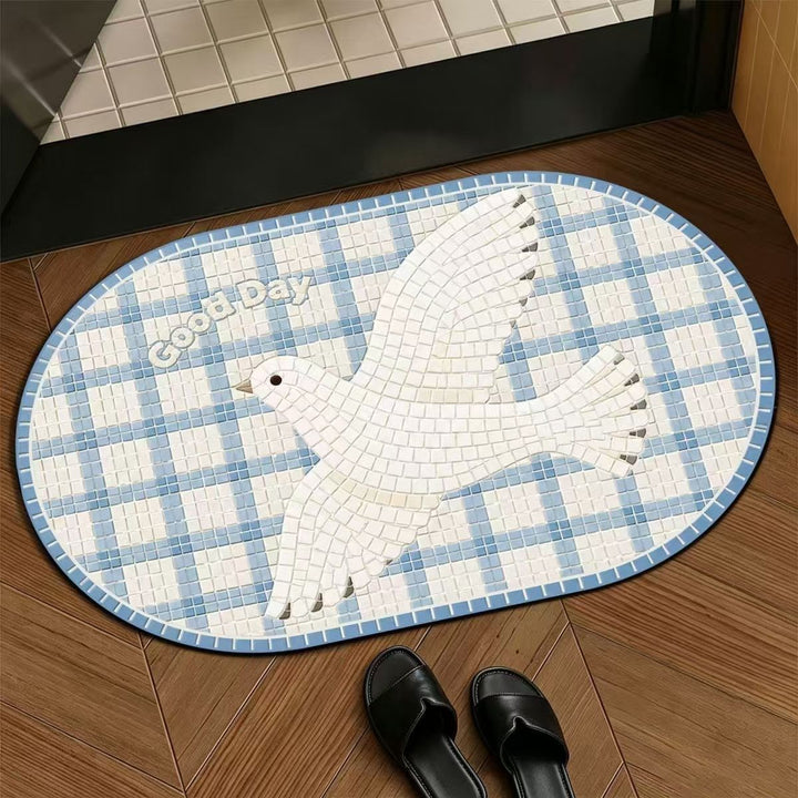Decorative Mosaic Doormat Bowlift