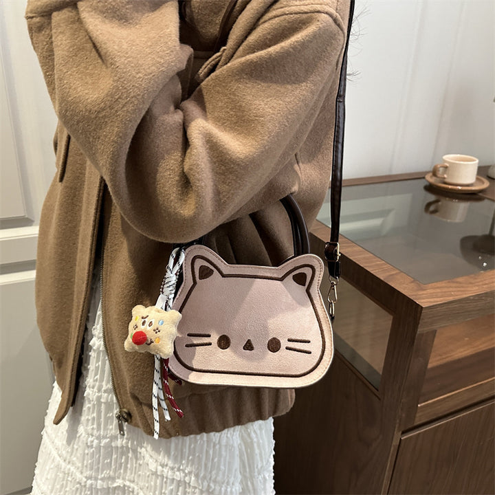 Cute Cat-Shaped Handbag Bowlift