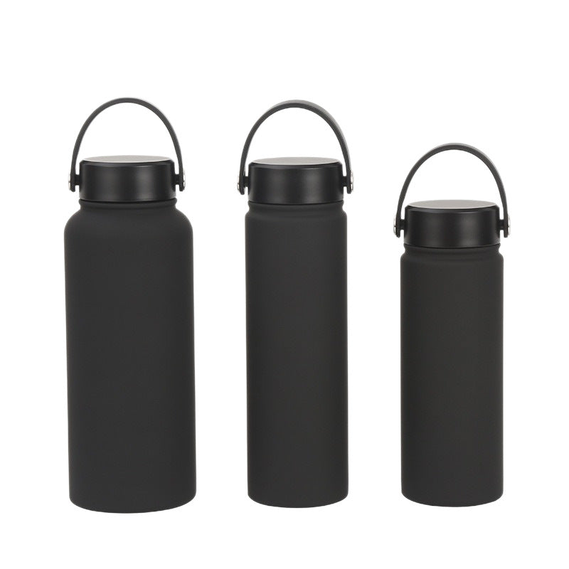 Women's insulated water bottle with ergonomic carrying handle Bowlift