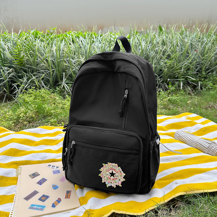 Functional Embroidered Backpack Bowlift