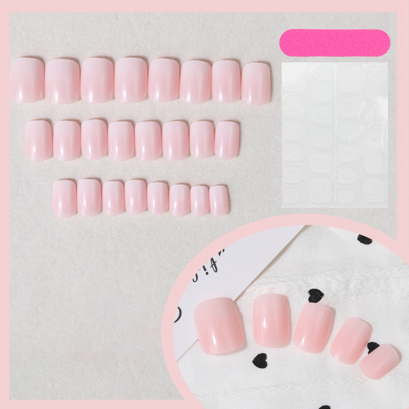 Ombre French Tip Press-On Nails Bowlift