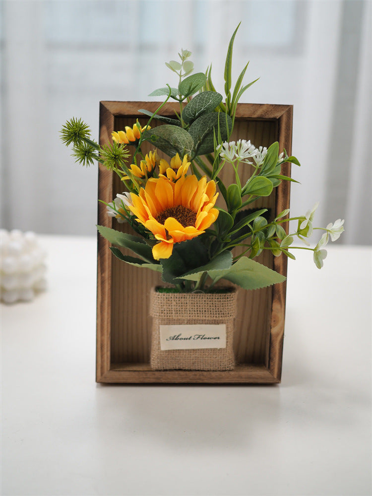 Decorative Faux Flower Box